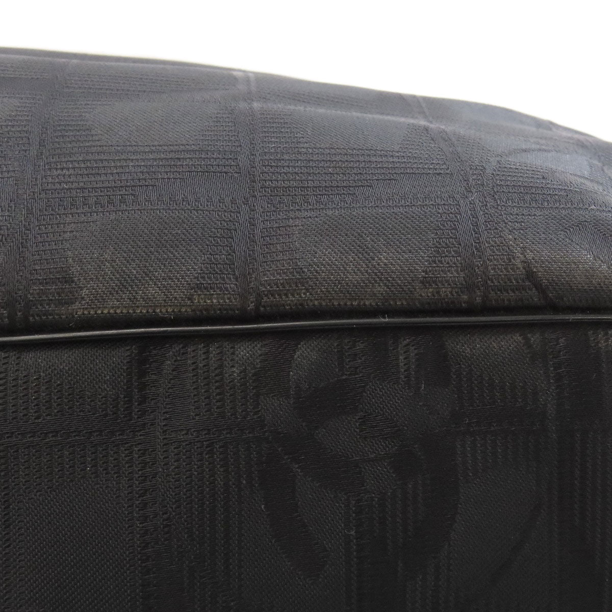 CHANEL New Travel Line MM Tote Bag Nylon jacquard Ladies [Used]