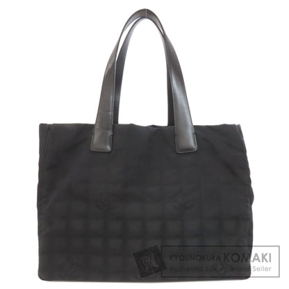 CHANEL New Travel Line MM Tote Bag Nylon jacquard Ladies [Used]