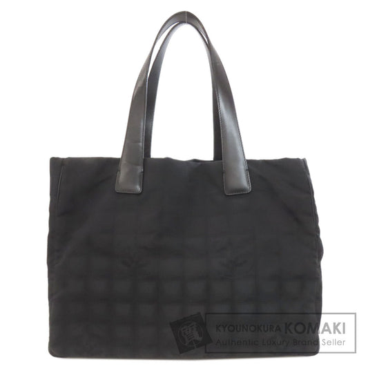 CHANEL New Travel Line MM Tote Bag Nylon jacquard Ladies [Used]