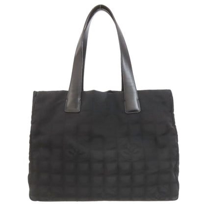 CHANEL New Travel Line MM Tote Bag Nylon jacquard Ladies [Used]
