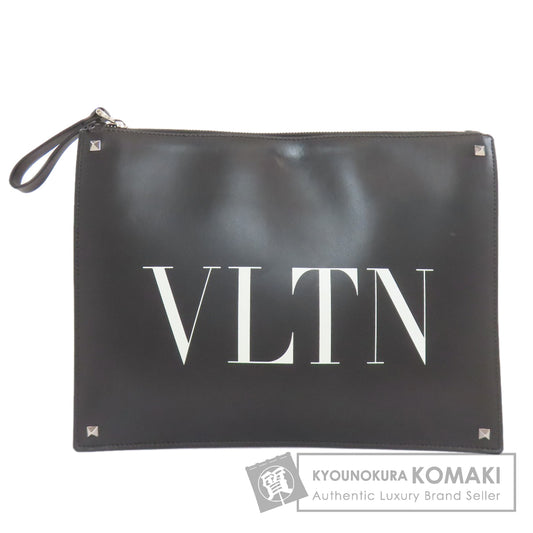 VALENTINO VLTN logo Clutch bag Calf Ladies [Used]