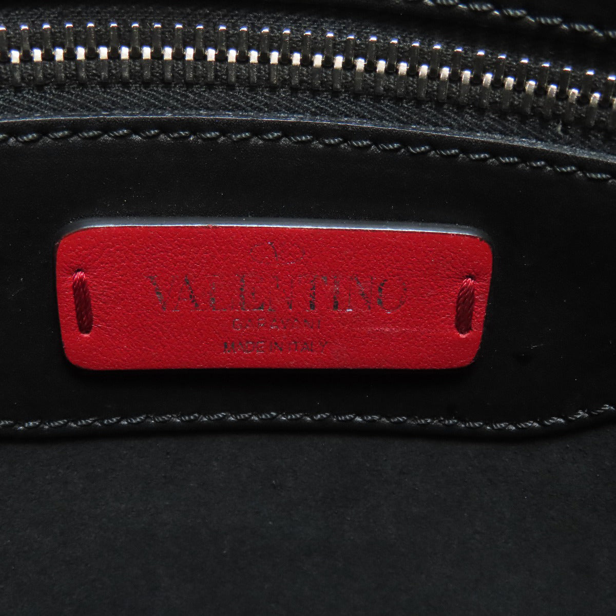 VALENTINO VLTN logo Clutch bag Calf Ladies [Used]