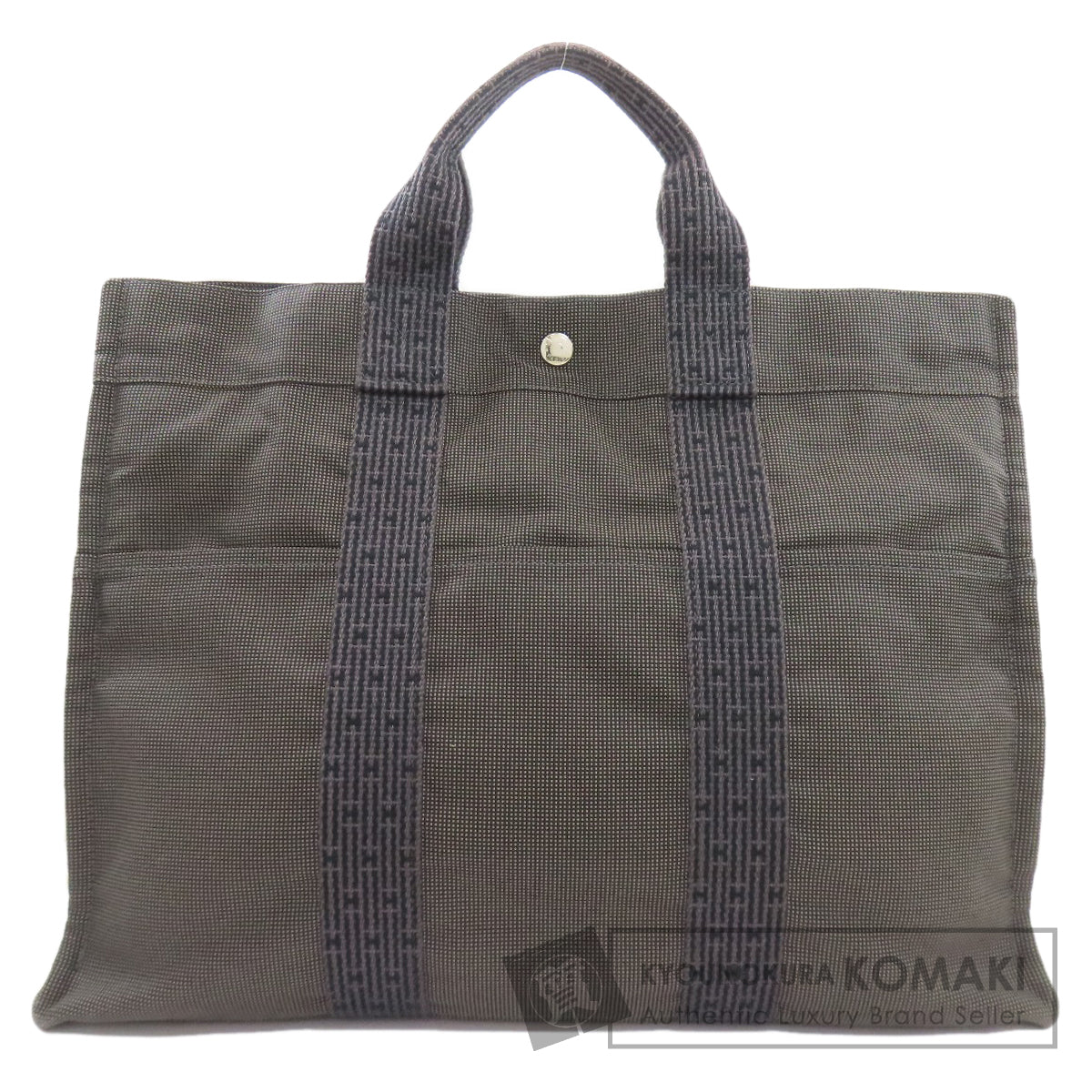 HERMES Her LineMM Handbag Canvas Ladies [Used]