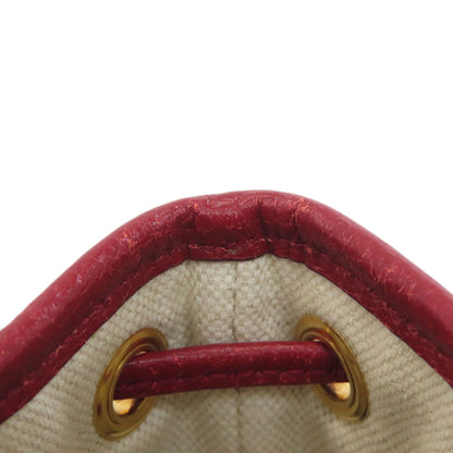 GUCCI 647801 Drawstring Shoulder Doraemon Collaboration Shoulder strap PVC LeatherLadies [Used]