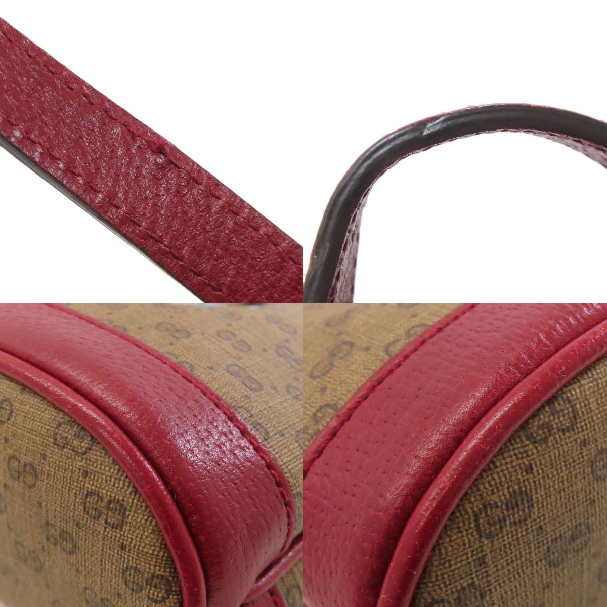 GUCCI 647801 Drawstring Shoulder Doraemon Collaboration Shoulder strap PVC LeatherLadies [Used]