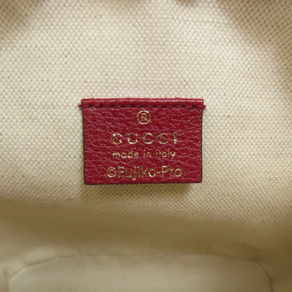 GUCCI 647801 Drawstring Shoulder Doraemon Collaboration Shoulder strap PVC LeatherLadies [Used]