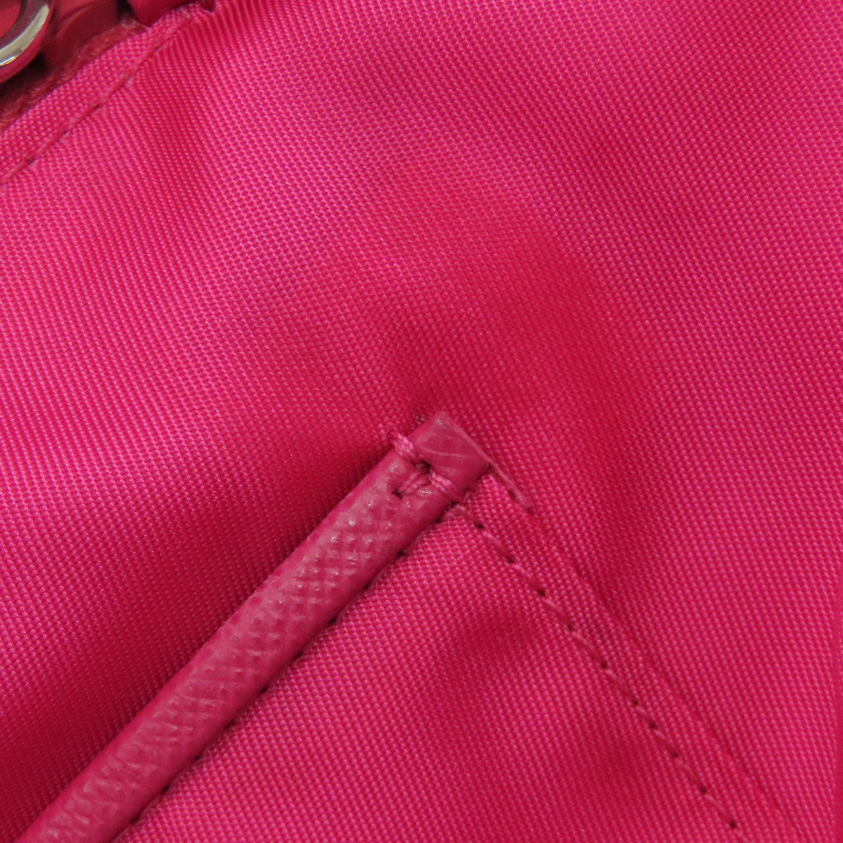 PRADA Logo Hardware Flower 2WAY Tote Bag Nylon Ladies [Used]