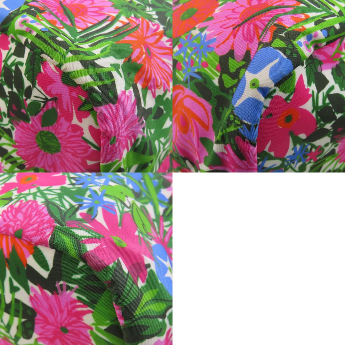 PRADA Logo Hardware Flower 2WAY Tote Bag Nylon Ladies [Used]