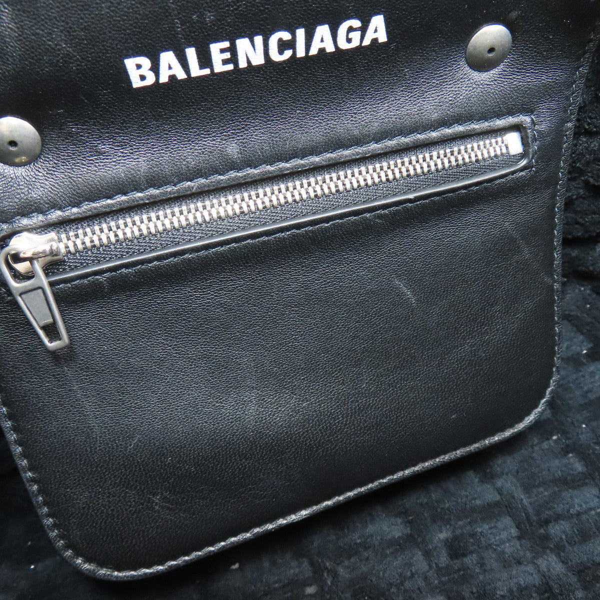 BALENCIAGA 671342 Bistro XS 2WAY Handbag pile Ladies [Used]