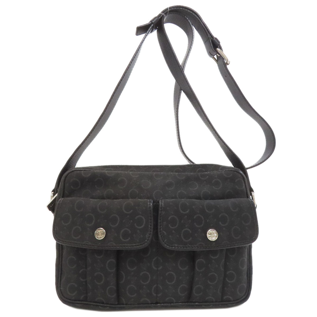 CELINE C Macadam Shoulder Bag Canvas Ladies [Used]