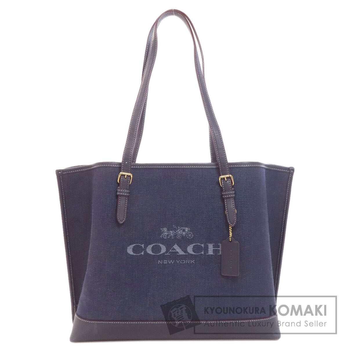 COACH CH225 Molly Tote Tote Bag Denim Ladies [Used]
