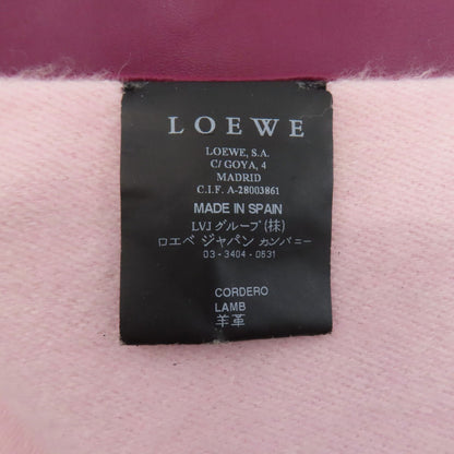 LOEWE anagram Scarf Lambskin CashmereLadies [Used]