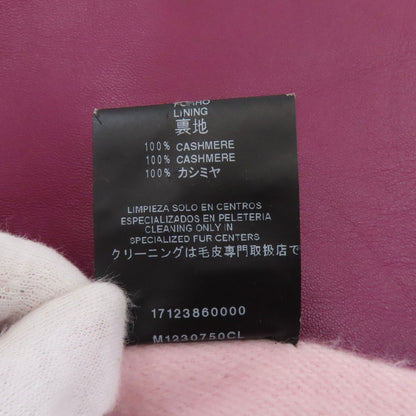 LOEWE anagram Scarf Lambskin CashmereLadies [Used]