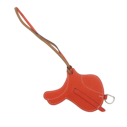 HERMES Paddock Cell Bag Charm key ring Calf Ladies [Used]