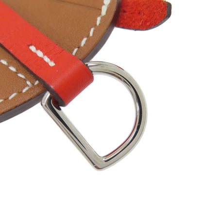 HERMES Paddock Cell Bag Charm key ring Calf Ladies [Used]