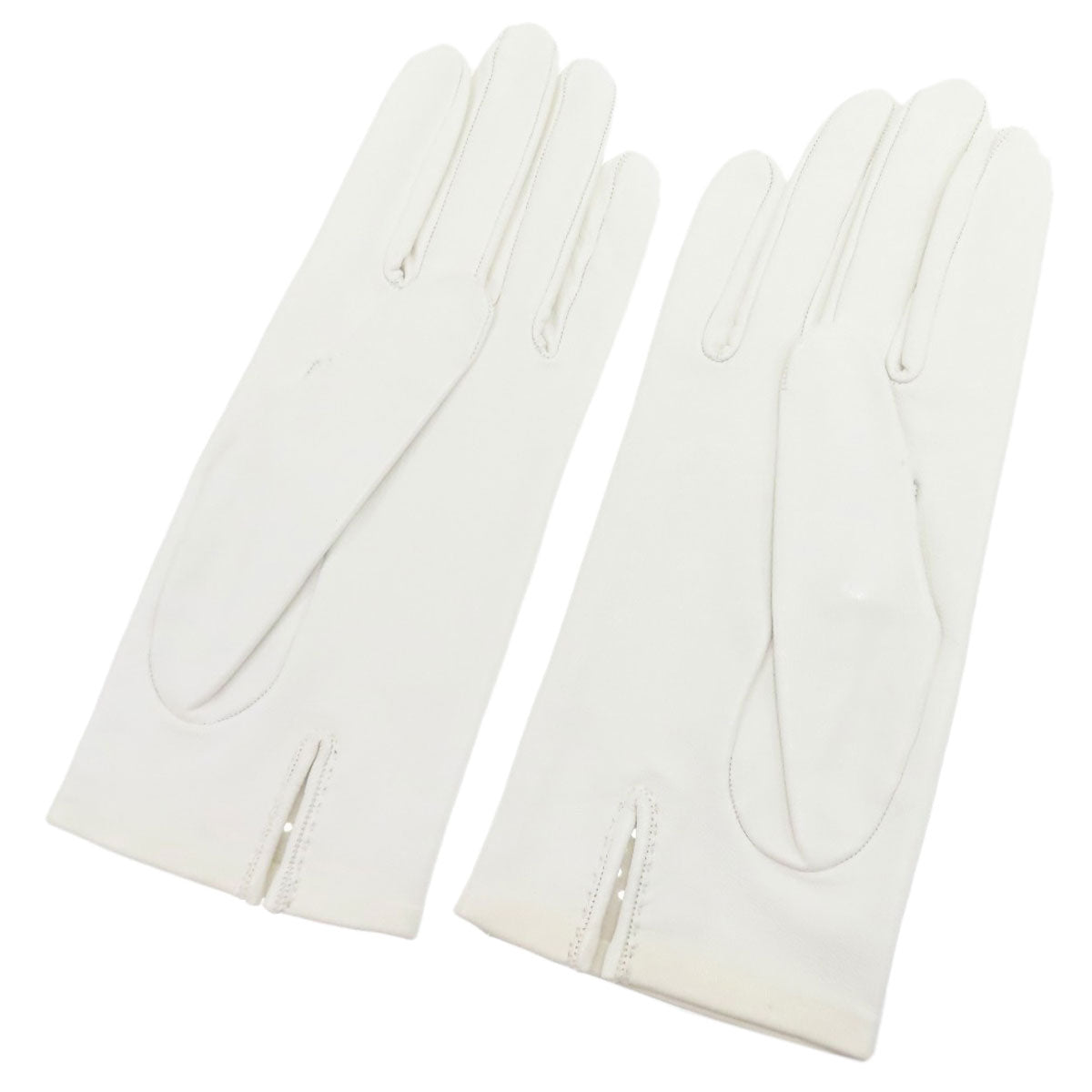 HERMES H logo leather gloves Glove Sheepskin Ladies [Used]