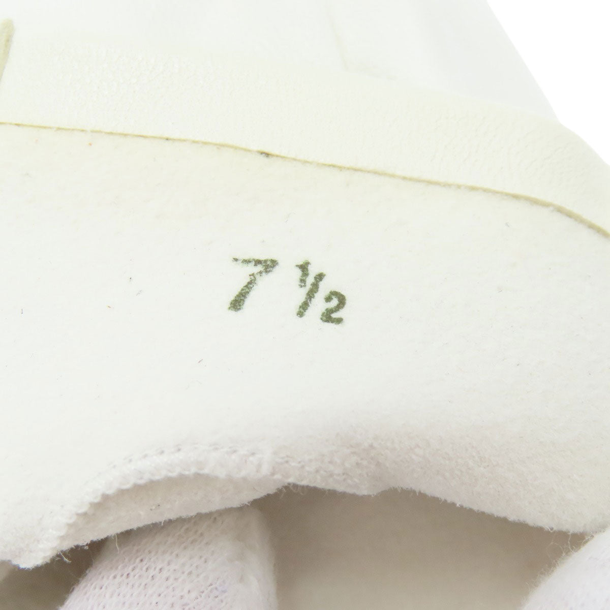 HERMES H logo leather gloves Glove Sheepskin Ladies [Used]