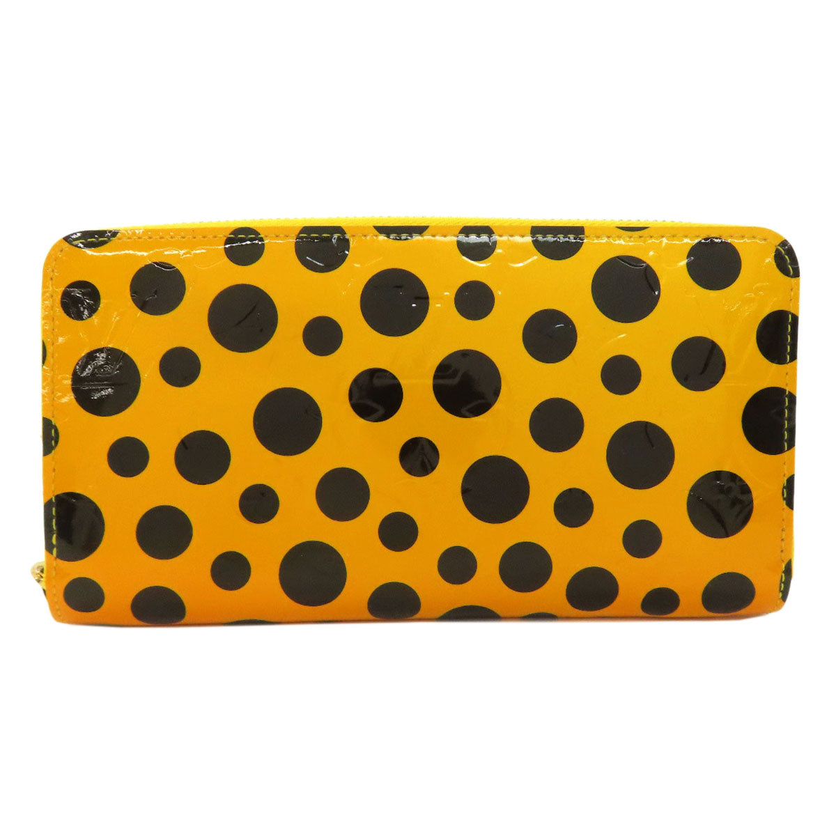 LOUIS VUITTON M91571 Yayoi Kusama Zippy Wallet Dot Infinity Long wallet (with coin pocket) Vernis Ladies [Used]