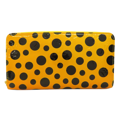 LOUIS VUITTON M91571 Yayoi Kusama Zippy Wallet Dot Infinity Long wallet (with coin pocket) Vernis Ladies [Used]