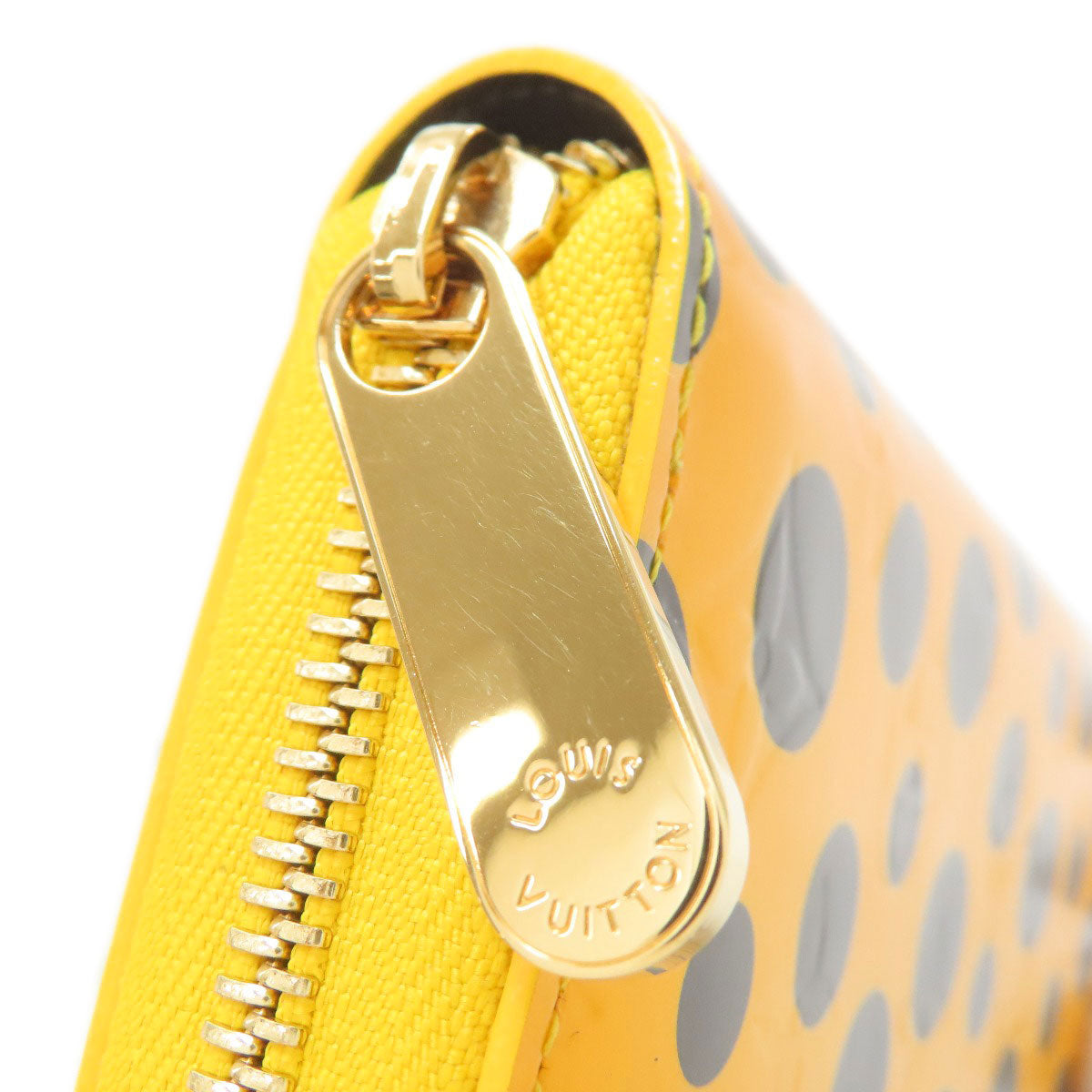 LOUIS VUITTON M91571 Yayoi Kusama Zippy Wallet Dot Infinity Long wallet (with coin pocket) Vernis Ladies [Used]