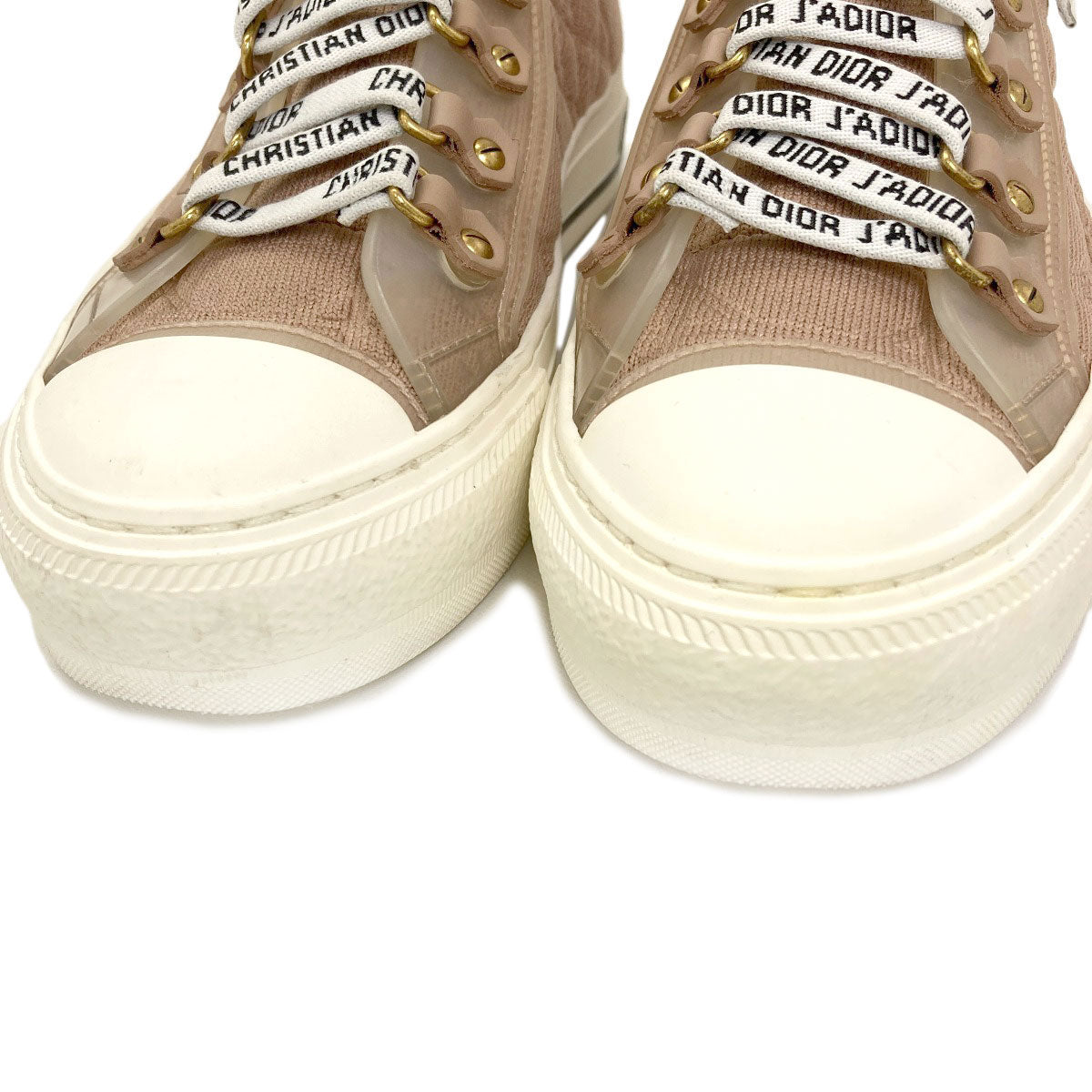 CHRISTIAN DIOR Walkin' Dior high-top sneakers shoes Canvas Ladies [Used]
