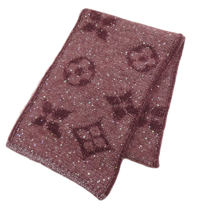 LOUIS VUITTON Monogram Spangle Scarf Moheya NylonxCottonLadies [Used]