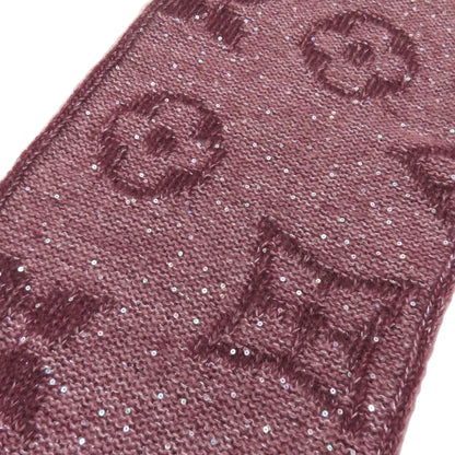 LOUIS VUITTON Monogram Spangle Scarf Moheya NylonxCottonLadies [Used]