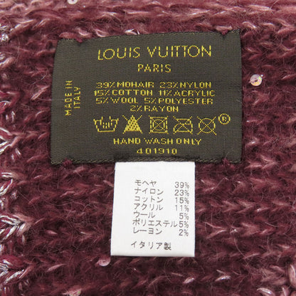 LOUIS VUITTON Monogram Spangle Scarf Moheya NylonxCottonLadies [Used]