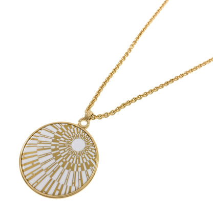 HERMES Medail Necklace Metal Ladies [Used]