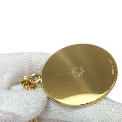 HERMES Medail Necklace Metal Ladies [Used]