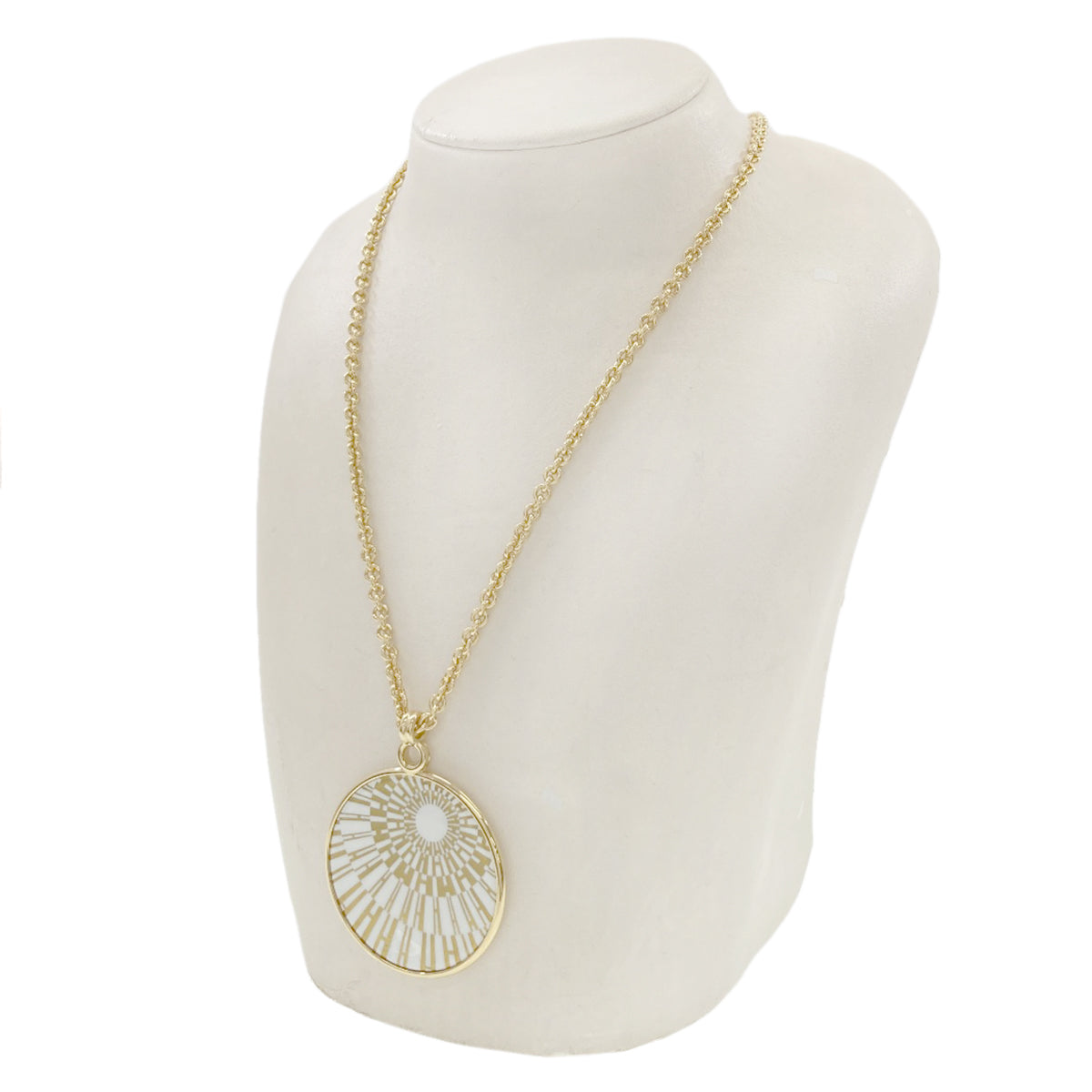 HERMES Medail Necklace Metal Ladies [Used]