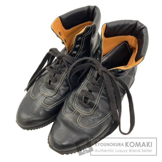 HERMES Quick Short Boots shoes Calf Ladies [Used]