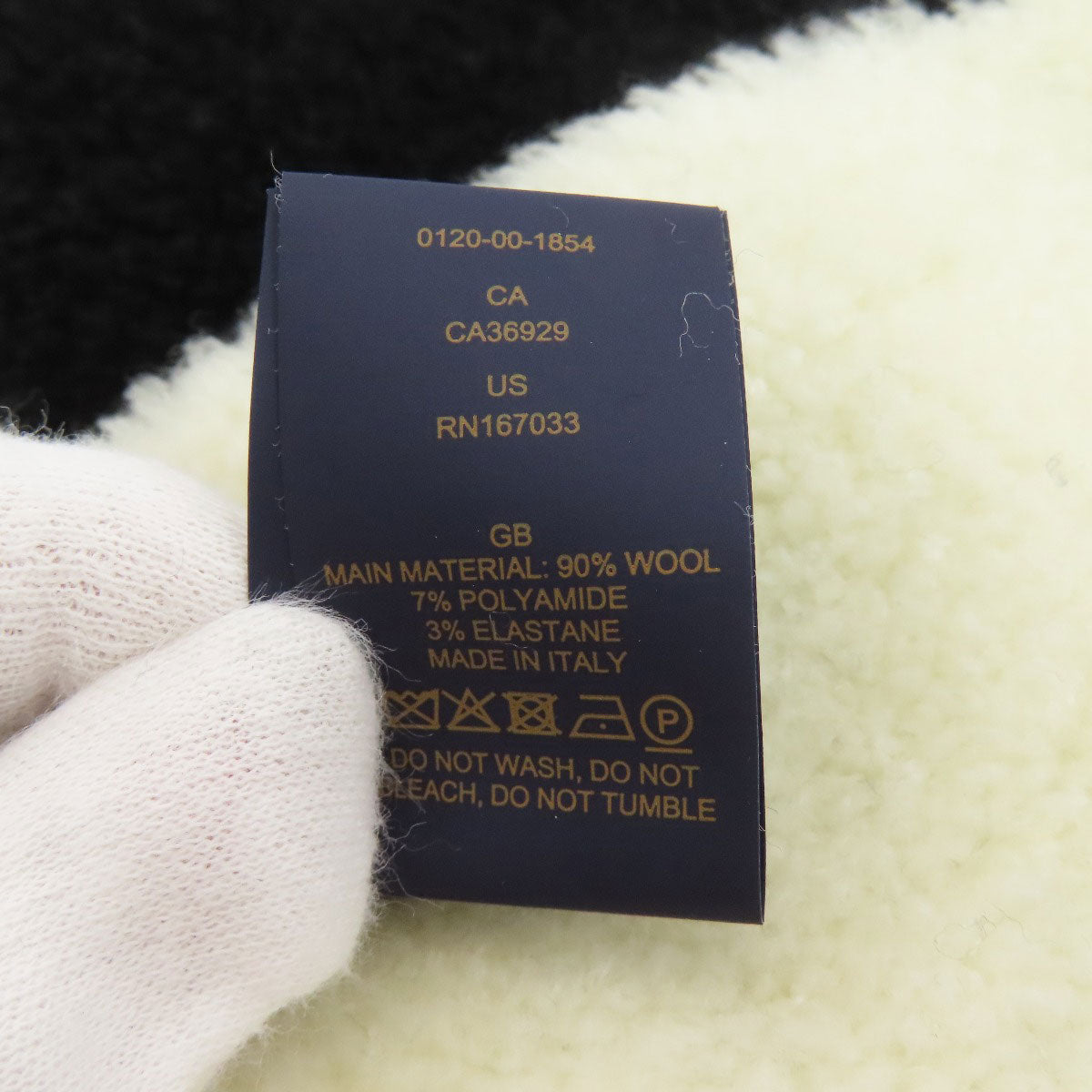 LOUIS VUITTON CA36929 LV logo Scarf wool Ladies [Used]