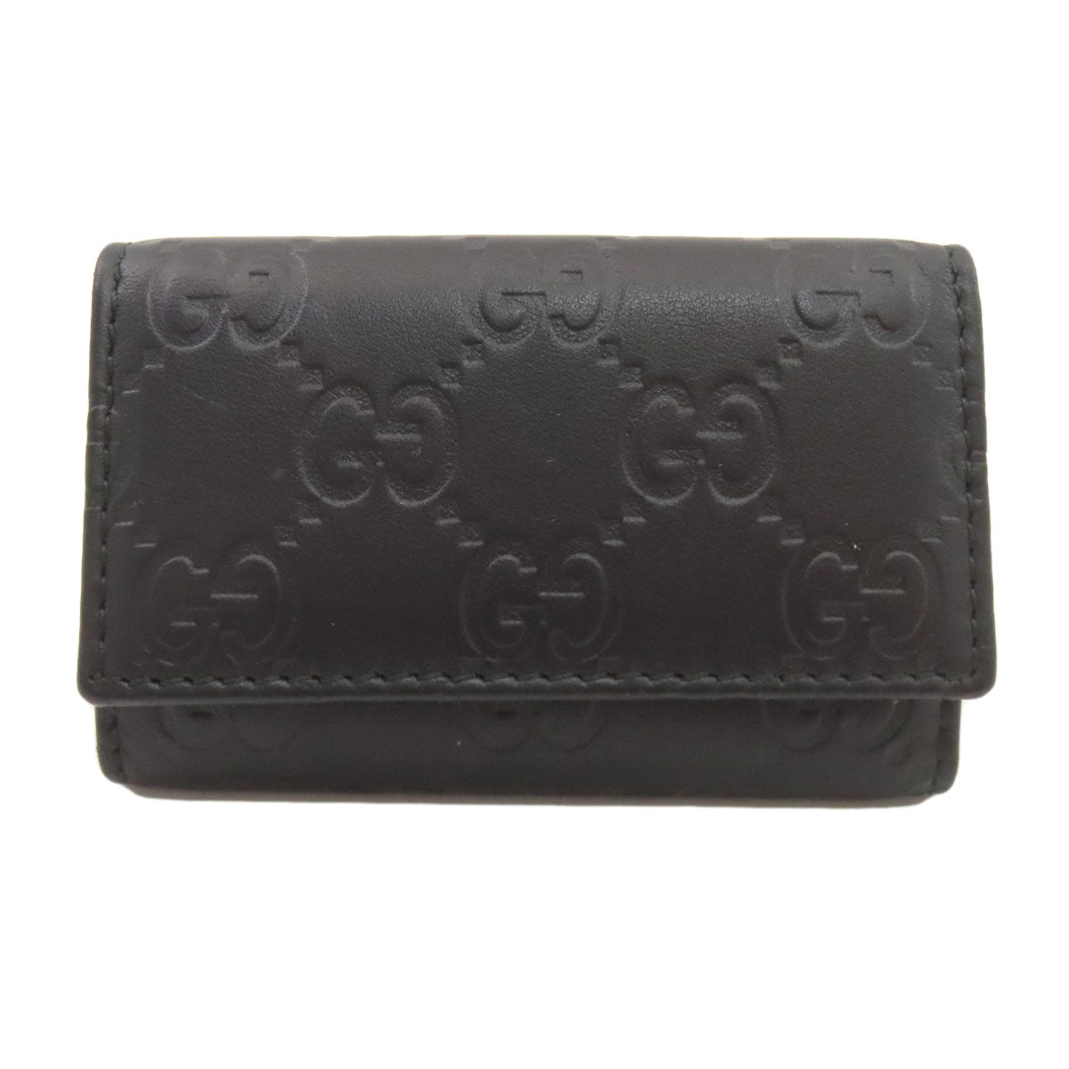 GUCCI 138093 GG signature guccissima key holder Leather Ladies [Used]
