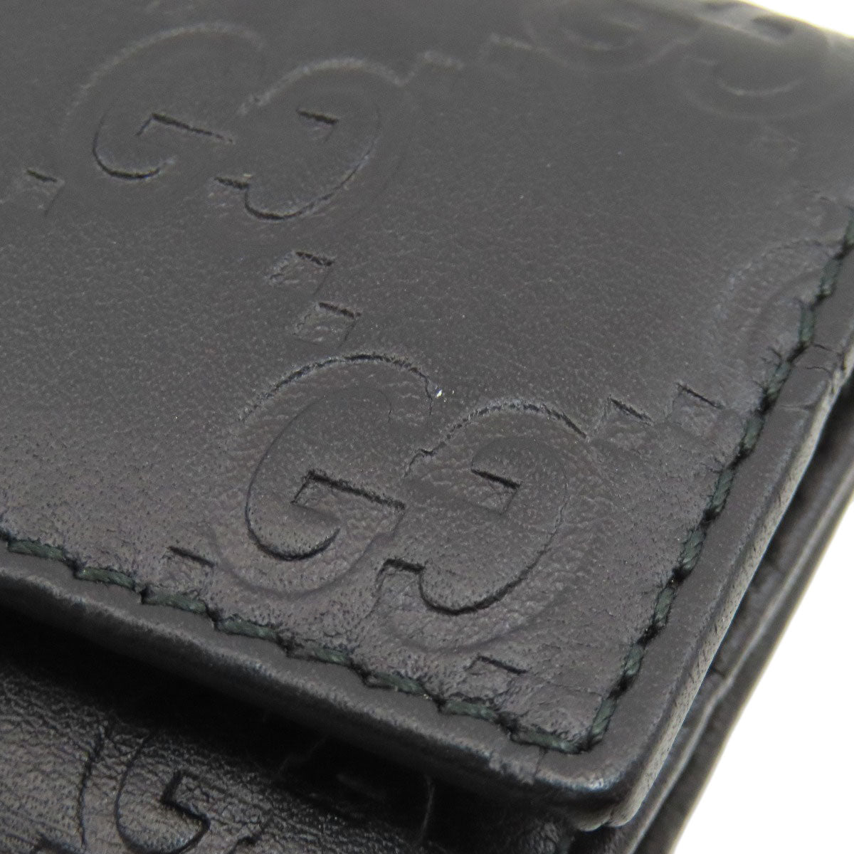 GUCCI 138093 GG signature guccissima key holder Leather Ladies [Used]