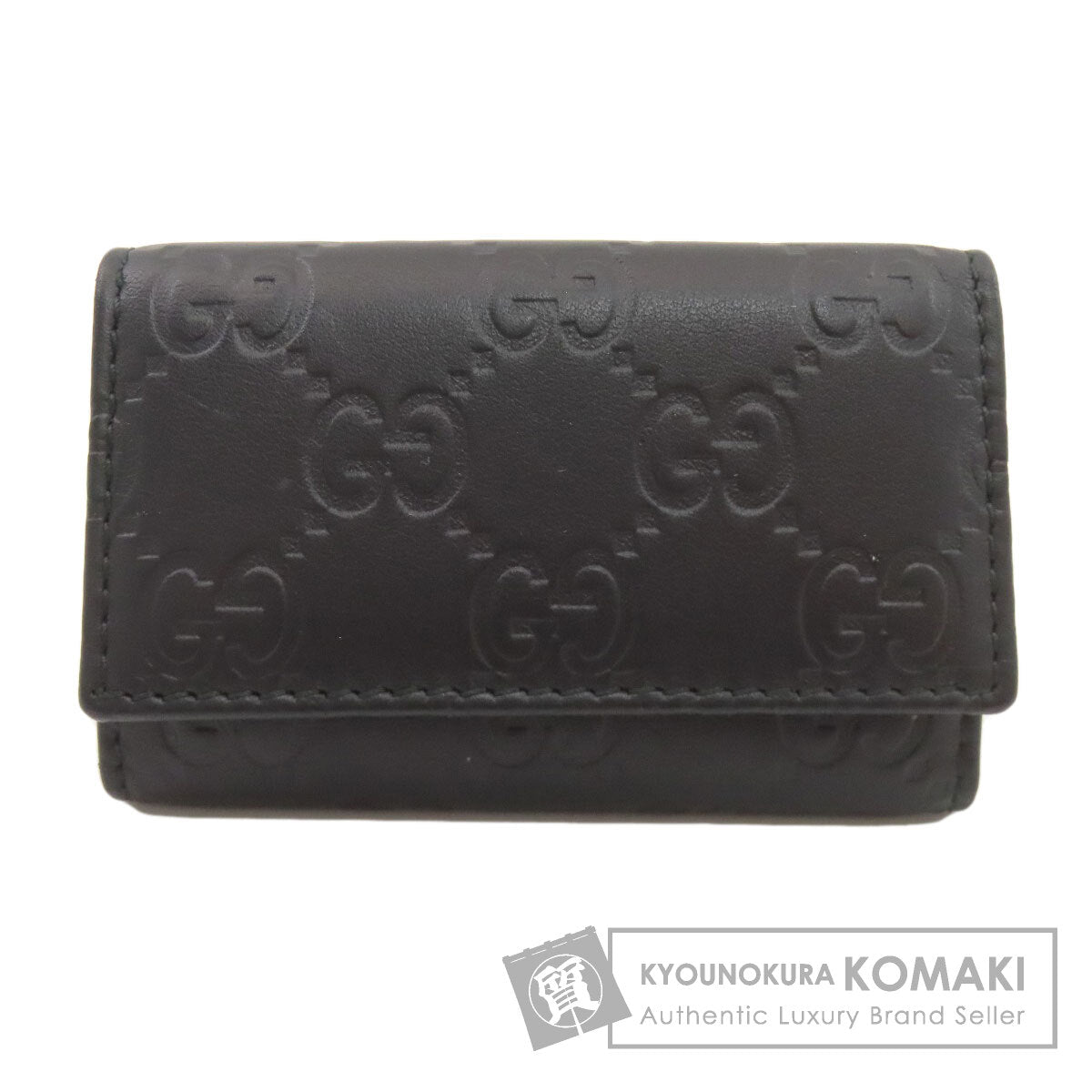 GUCCI 138093 GG signature guccissima key holder Leather Ladies [Used]