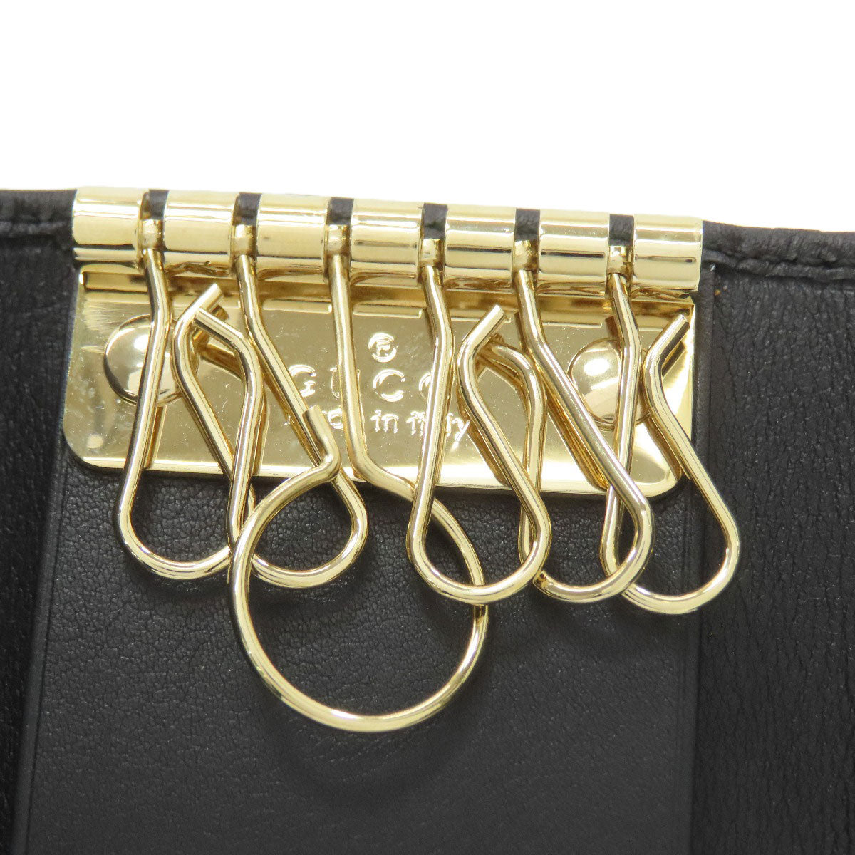 GUCCI 138093 GG signature guccissima key holder Leather Ladies [Used]