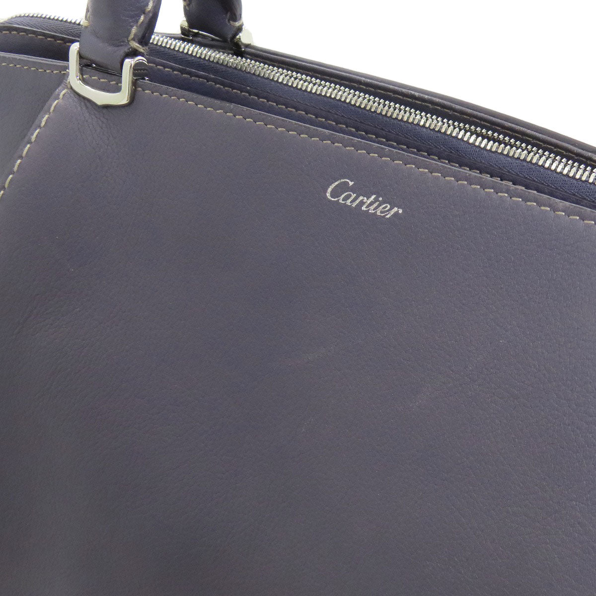 CARTIER C de Cartier Tote Bag Calf Ladies [Used]
