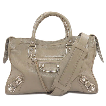 BALENCIAGA 432831 Classic Metallic Edge City S Handbag Calf Ladies [Used]