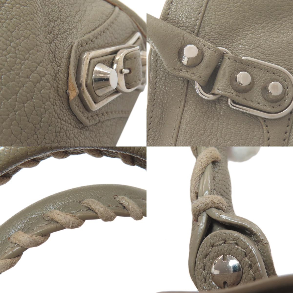 BALENCIAGA 432831 Classic Metallic Edge City S Handbag Calf Ladies [Used]
