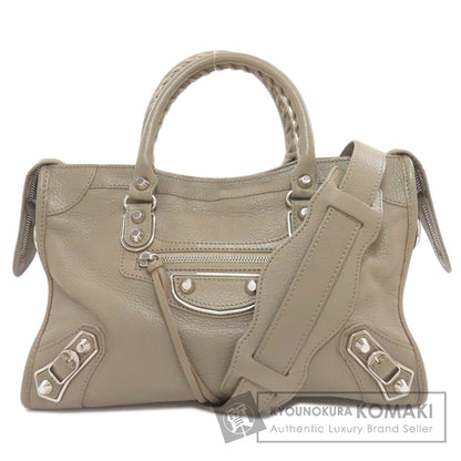BALENCIAGA 432831 Classic Metallic Edge City S Handbag Calf Ladies [Used]