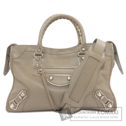 BALENCIAGA 432831 Classic Metallic Edge City S Handbag Calf Ladies [Used]