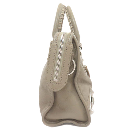 BALENCIAGA 432831 Classic Metallic Edge City S Handbag Calf Ladies [Used]
