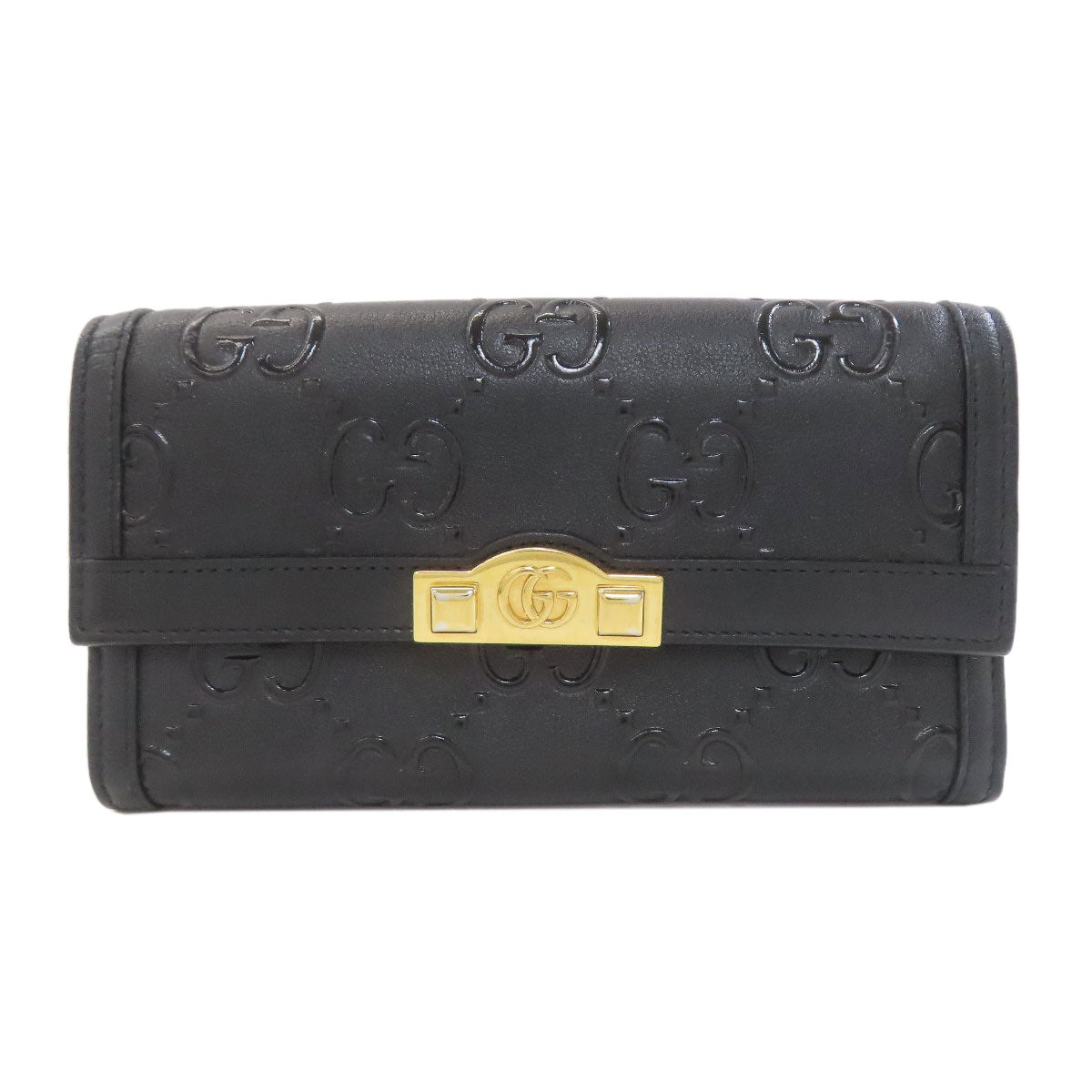GUCCI 676151 GG long wallet Long wallet (with coin pocket) Leather Ladies [Used]