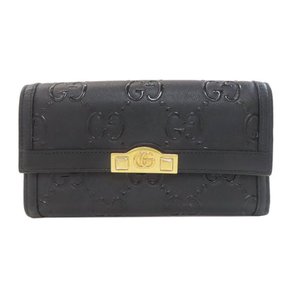 GUCCI 676151 GG long wallet Long wallet (with coin pocket) Leather Ladies [Used]
