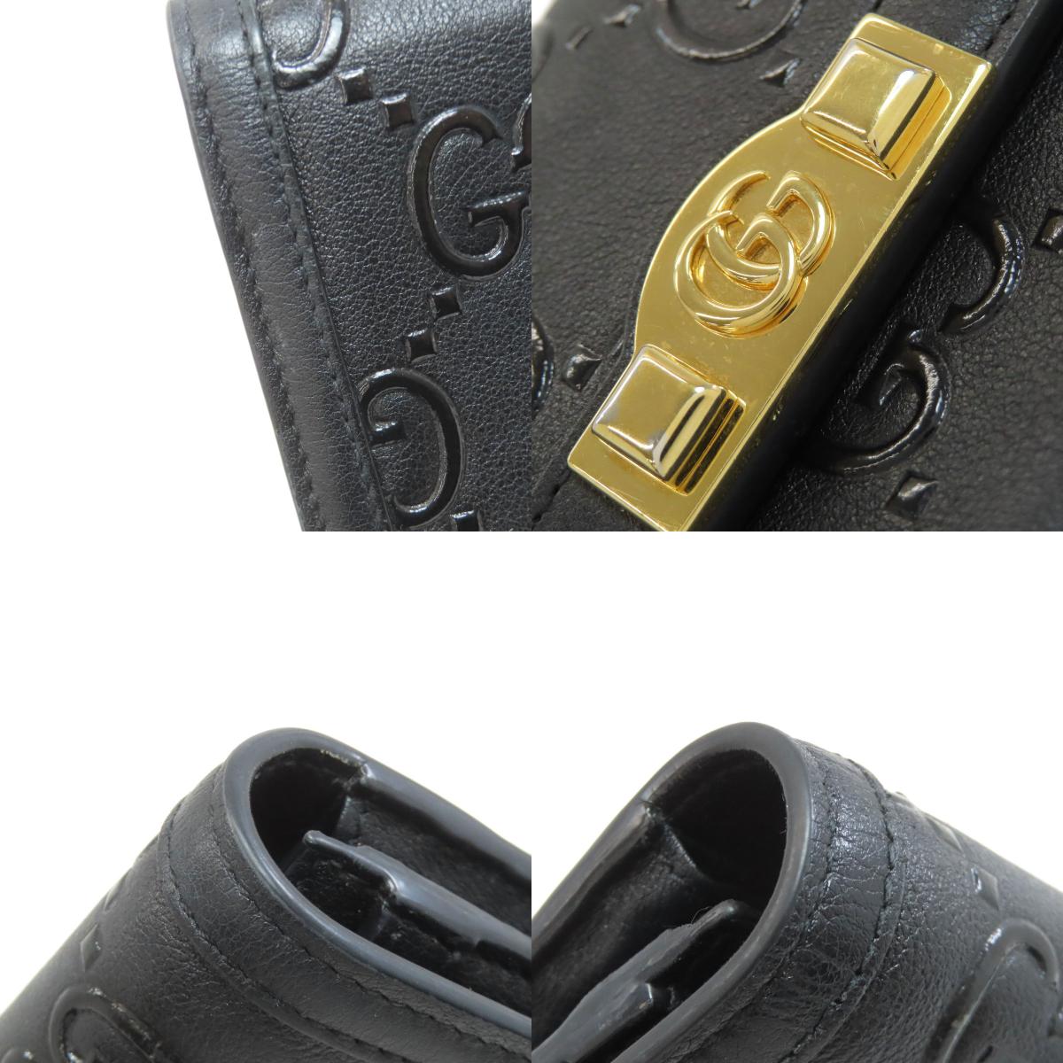 GUCCI 676151 GG long wallet Long wallet (with coin pocket) Leather Ladies [Used]