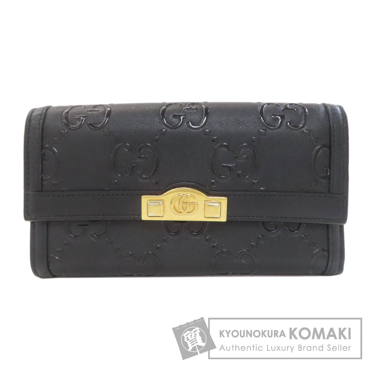 GUCCI 676151 GG long wallet Long wallet (with coin pocket) Leather Ladies [Used]