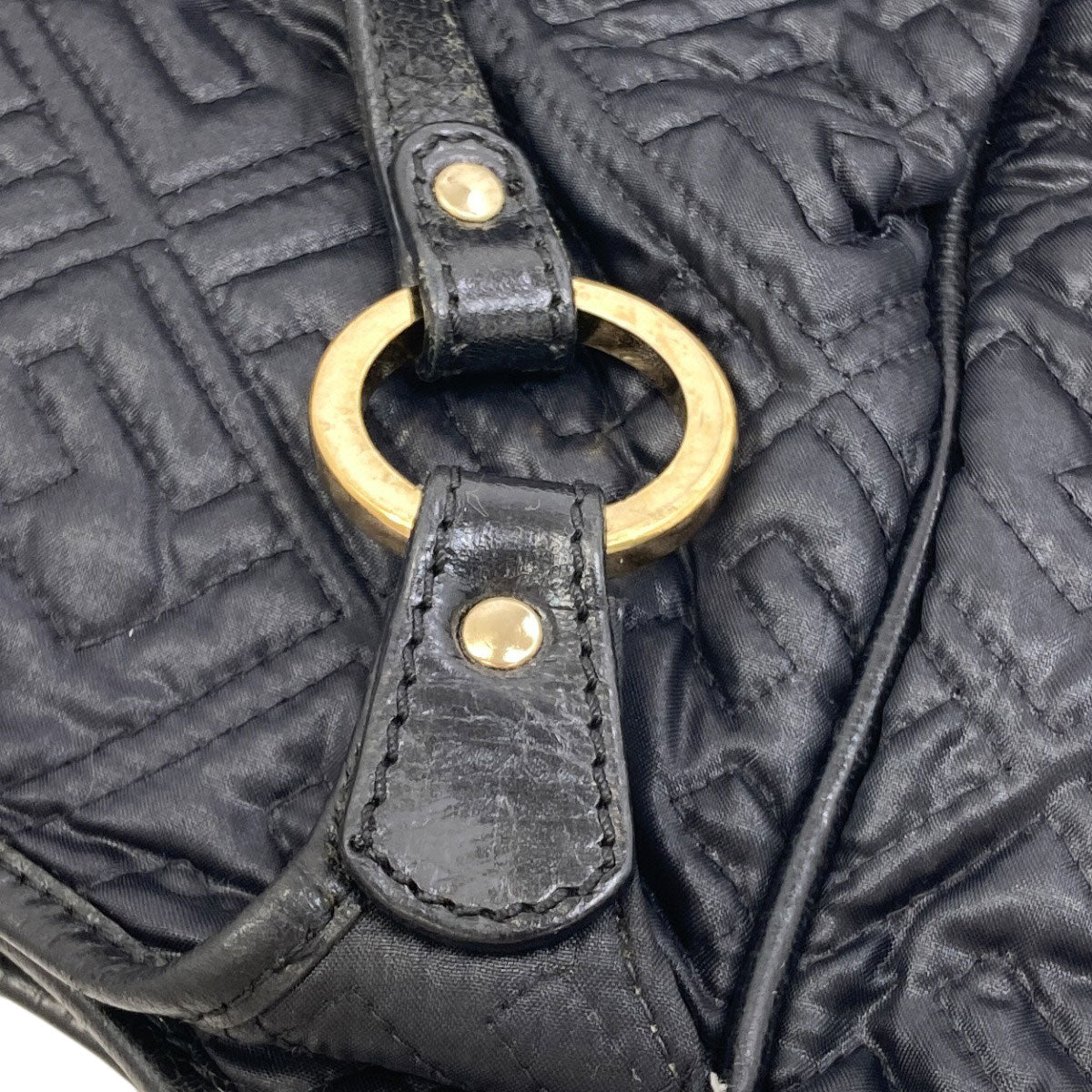 FENDI Zucca quilting Tote Bag Nylon Ladies [Used]