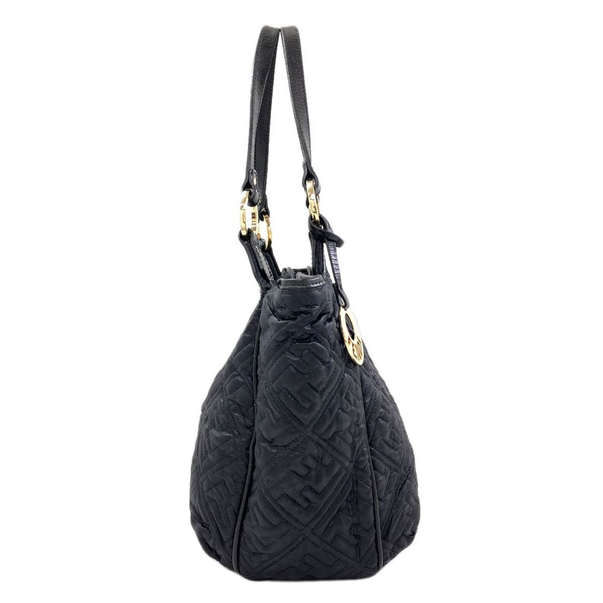 FENDI Zucca quilting Tote Bag Nylon Ladies [Used]