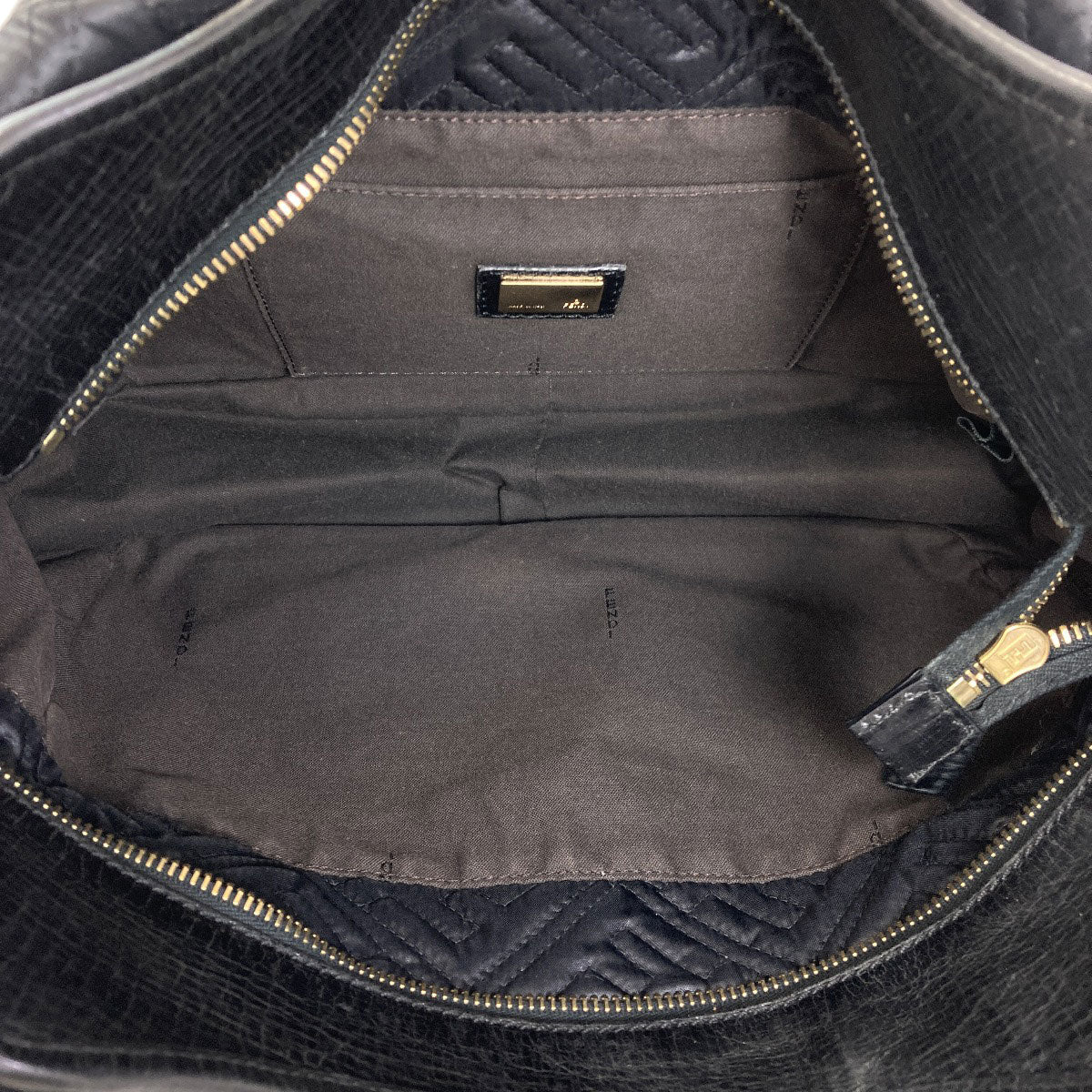 FENDI Zucca quilting Tote Bag Nylon Ladies [Used]